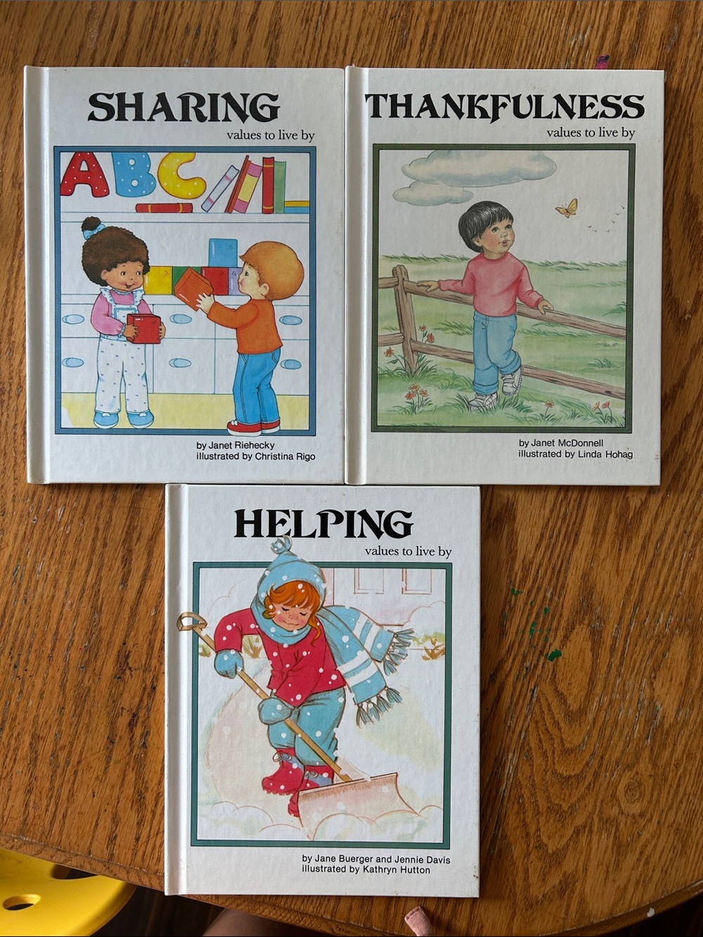 Sharing, Thankfulness & Helping Hardcover Children's Books